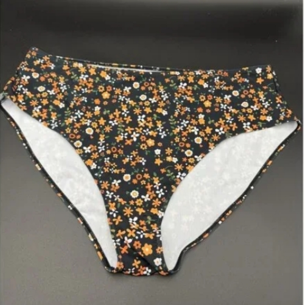 Swimming trunks and floral underwear